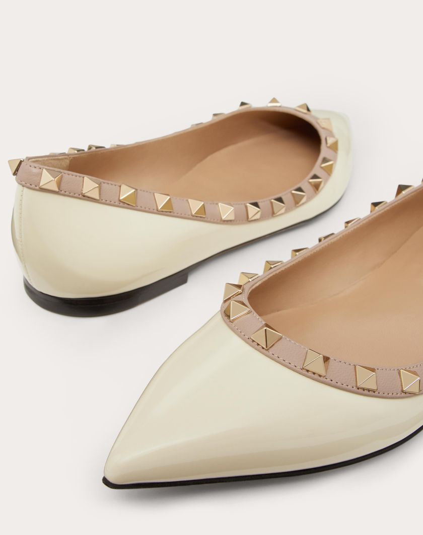 PATENT ROCKSTUD BALLET FLAT - Image 2